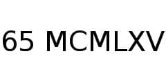 65mcmlxv logo