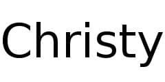 Christy logo