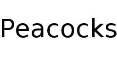 Peacocks logo